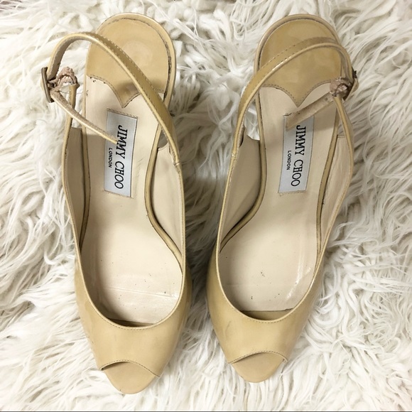 Jimmy Choo Nova Slingback Patent Leather Pumps - Picture 5 of 8